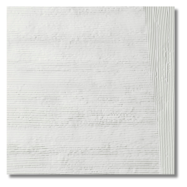 Shore White Textured Tile: Hand-Carved Elegance for Timeless